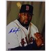 Image 1 : 3 - AUTOGRAPHED 8x10 - MO VAUGHN, BILL MONBOUQUETTE & JUSTINE UPTON