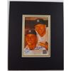 Image 1 : MICKEY MANTLE AUTOGRAPHED 4x6 PHOTO / MATTED, COA by MORALES
