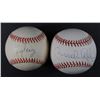 Image 1 : 2 - AUTOGRAPHED HOF BASEBALLS - BROOKS ROBINSON & TONY PEREZ - NO COA