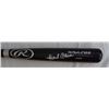 Image 2 : HANK AARON AUTOGRAPHED BLACK RAWLINGS PRO BAT - COA by CMA