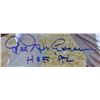 Image 6 : 5 - AUTOGRAPH PHOTOS, EDDIE MATHEWS, BILL MAZEROSKI, BUCK O'NEIL, J.C. MARTIN &