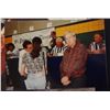 Image 8 : 5 - AUTOGRAPH PHOTOS, EDDIE MATHEWS, BILL MAZEROSKI, BUCK O'NEIL, J.C. MARTIN &