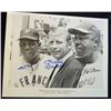 Image 1 : WILLIE MAYS, MICKEY MANTLE & HANK AARON AUTOGRAPHED 8x10 PHOTO, NO COA