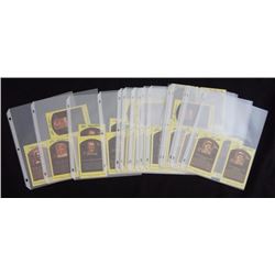 45 - AUTOGRAPHED HOF POST CARDS - ERNIE BANKS, DUKE SNIDER, EDDIE MATHEWS, BOB