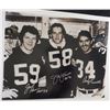 Image 1 : JACK HAM / JACK LAMBERT / ANDY RUSSELL AUTOGRAPHED 16  x 20 SEPIA PHOTO, NO COA