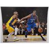 Image 1 : KOBE BRYANT LAKERS & KEVIN DURANT THUNDER AUTOGRAPHED 11 x 14 COLOR PHOTO -COA