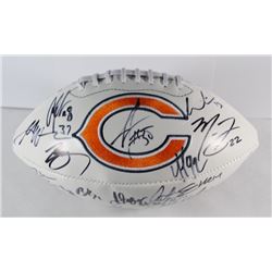 2013 CHICAGO BEARS AUTOGRAPHED TEAM LOGO FOOTBALL - 23 SIGNATURES - COA #K353778