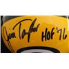 Image 2 : JIM TAYLOR AUTOGRAPHED FULL SIZE REPLICA HELMET GREEN BAY PACKERS HOF 76