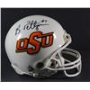 Image 1 : BRANDON PETTIGREW OSU SIGNED MINI HELMET - NO COA