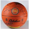 Image 2 : DETROIT PISTONS AUTOGRAPHED BASKETBALL ,11 SIGNATURES, JOE DUMMARS,ISIAHA THOMAS