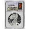 Image 1 : 2014 Proof Silver Eagle NGC PF69 Ultra Cameo San Francisco Giants World Series