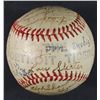 Image 1 : 1958 DETROIT TIGERS TEAM SIGNED BASEBALL - 30 SIGNATURE - AL KALINE, JIM BUNNING
