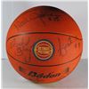 Image 2 : DETROIT PISTONS AUTOGRAPHED BASKETBALL ,11 SIGNATURES, JOE DUMMARS,ISIAHA THOMAS
