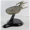 Image 2 : FRANKLIN MINT STAR TREK USS STARGAZER PEWTER SCULPTURE - CERT but NO BOX - NICE