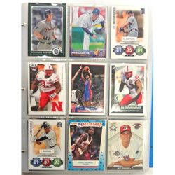 DETROIT LOT: 349 CARDS -  BASEBALL, FOOTBALL & BASKETBALL in sheets.