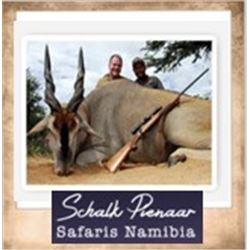 1 Hunter 10 Day African Safari. 5 Days in Namibia with Shalk Pienaar and 5 days in Botswana with Tho