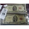 Image 1 : 2 - 1953 $2 Dollar Bill - 2 Times the Money