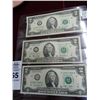 Image 1 : 3 - 2003 & 2009 $2 Dollar Bills - 3 Times the Money