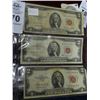 Image 1 : 3 - 1953 & 1963 $2 Dollar Notes - 3 Times the Money