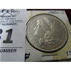 1880-O Morgan Silver Dollar