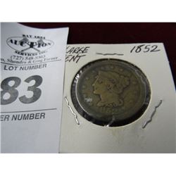 1852 Large Cent