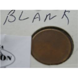 Blank Error Coin