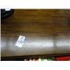 Image 2 : Carved Oak Double Pedestal Side Table w/Bridge Accessories
