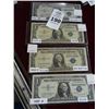 Image 1 : 4 Blue Seal Silver Certificates - 4 Times the Money