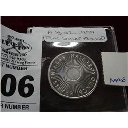 A 1/2 oz. .999 Fine Silver Round