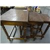 Image 2 : Oriental Carved Nesting Table Set
