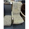 Image 1 : Flower Cushion Rocker & Foot Stool