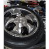 Image 1 : 4 - 22" Alloy Custom Rims/Tires - Some Oxidation - 4 Times the Money