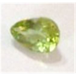 .75 CARAT GREEN PERIDOT GEMSTONE *BEAUTIFUL PEAR CUT & FACETED* GEM!! GEMSTONE CAME OUT OF ESTATE!!