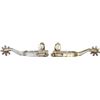 Image 1 : Boone stamped spurs with 1/2" heel bands,