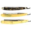 Image 1 : Collection of 3 antique straight razors includes