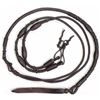 Image 1 : Nicely braided kangaroo leather weighted reins