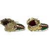 Image 3 : C. 1890-1900 Sioux childs high top moccasins