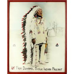 Original lithograph "From Duhamel Sioux Indian