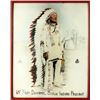 Image 1 : Original lithograph "From Duhamel Sioux Indian