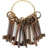 Image 1 : Collection of 13 large antique jailer keys
