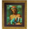 Image 1 : Large framed reprint advertiser for Tongaline