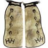 Image 1 : Unmarked batwing chaps with leather cards