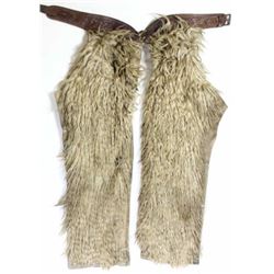 Unmarked  white angora chaps