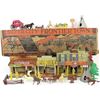 Image 1 : Tin litho Silver City Frontier Town set