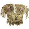 Image 1 : C. 1890-1910 Plains beaded gauntlets