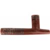 Image 1 : Large catlinite and bowl pipe 8 1/2" X 3 1/2"