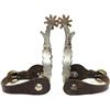 Image 2 : McChesney stamped spurs and bit, shield pattern