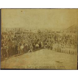 Large original cabinet card photo