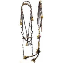 Prison made horse hair bridle