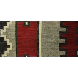 Large Navajo Ganado rug with brown